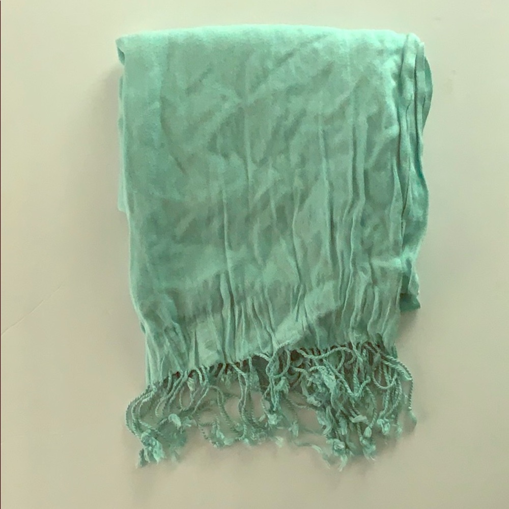 Charming Charlie aqua scarf
